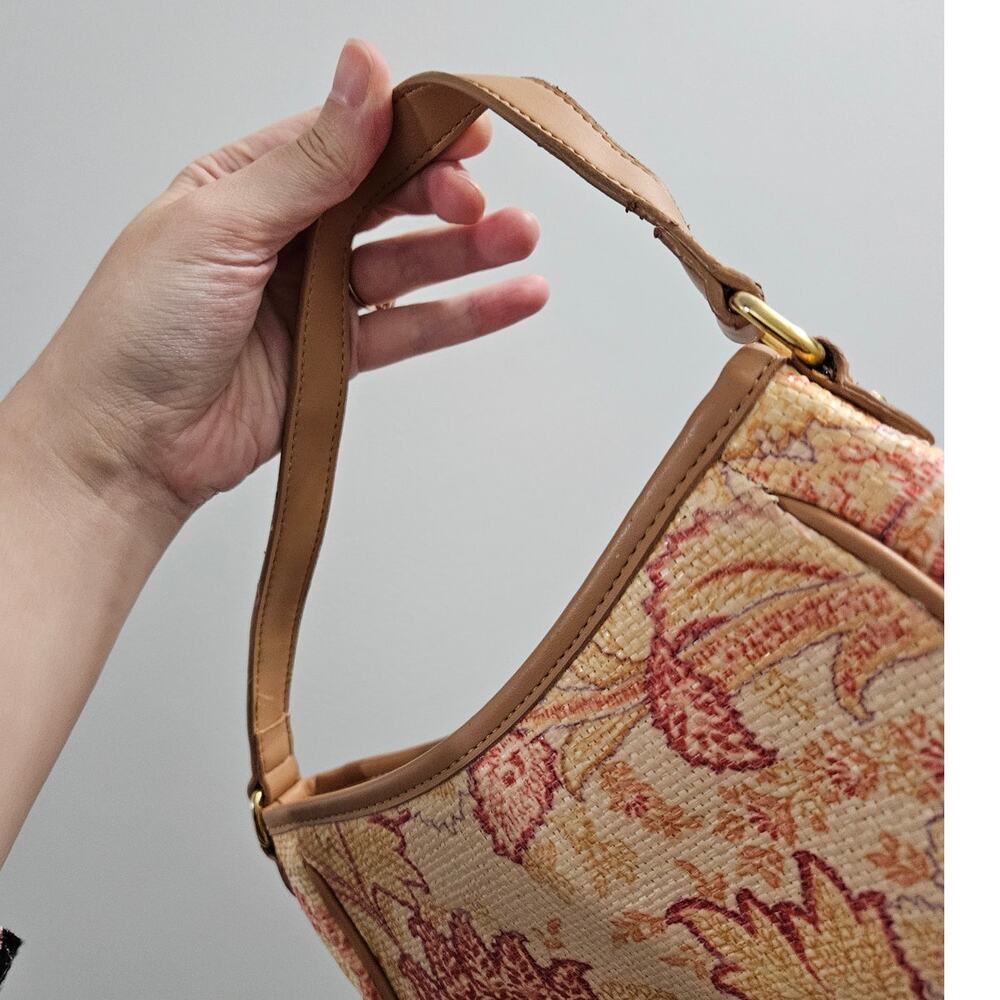❤️ Vintage Etienne Aigner Paisley Tapestry Shoulder Bag Late 90s / Early 2000s - Picture 5 of 14